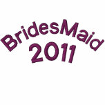 BridesMaid 2011 embroidered shirts