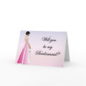 Bridesmaid card