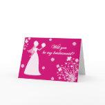 Bridesmaid Card