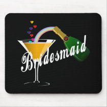 Bridesmaid Champagne Toast mousepads