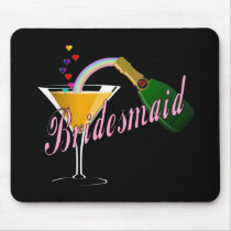 Bridesmaid Champagne Toast mousepads