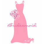 Bridesmaid Dress, Bouquet, and Shoes t-shirts