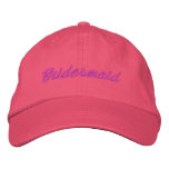 Bridesmaid Embroidered Hat embroidered hats