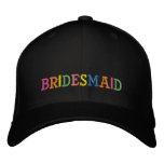 Bridesmaid Embroidered Baseball Caps