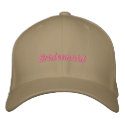 Bridesmaid embroidered hats