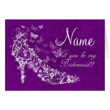 Bridesmaid Invitation Card - Will You Be My