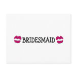 Bridesmaid (Lips Kiss) Post Card