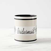Bridesmaid Mug - Cream
