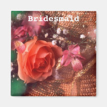 Bridesmaid Refrigerator Magnet