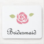 Bridesmaid Rose mousepads