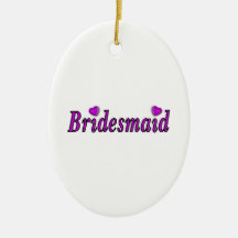 Bridesmaid Simply Love Christmas Tree Ornament