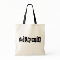 Bridesmaid (Sq Blk) Tote Bag