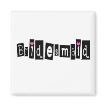 Bridesmaid (Sq Blk)