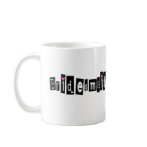 Bridesmaid (Sq Blk) Mug