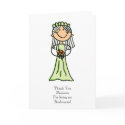 Bridesmaid Thank You Card