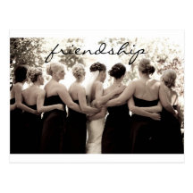Bridesmaid Thank You Note Postcard