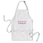 Bridesmaid (The Funny One) aprons