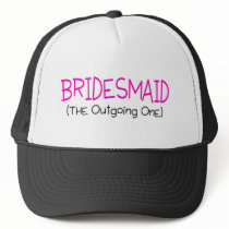 Bridesmaid The Outgoing One Mesh Hat