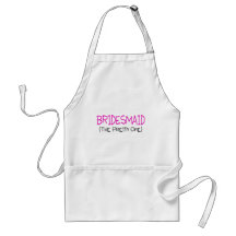 Bridesmaid The Pretty One Aprons