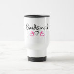 Bridesmaid Three Hearts Coffee Mugs