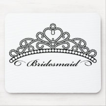 Bridesmaid Tiara Mousepad