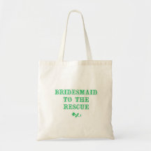 Bridesmaid Tote Kelly Green Canvas Bags