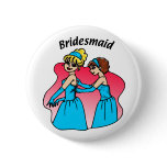 Bridesmaid Wedding ID Button
