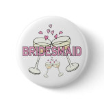Bridesmaid Wedding ID Button