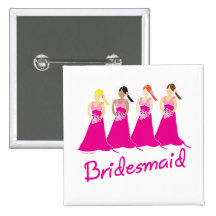 Bridesmaids Buttons and Favours