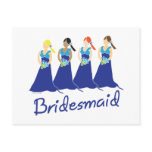 Bridesmaids Cards postcards