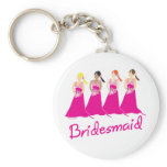 Bridesmaids Favours Pink Themed keychains