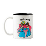 Bridesmaids in Pink mugs