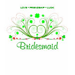 Bridesmaids Irish Fancy Celtic Ladies T-shirt