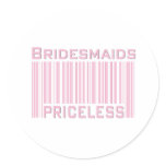 Bridesmaids Priceless stickers