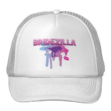 bridezilla bachelorette wedding bridal shower trucker hat