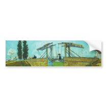 Bridge at Arles by Vincent van Gogh Bumper Stickers