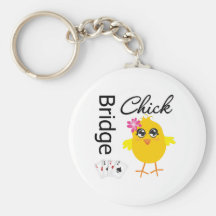 Bridge Chick Key Chains