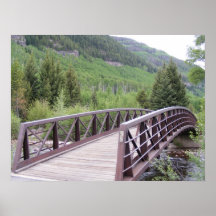 Bridge In Lovely Vail Colorado Print