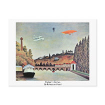Bridge In Sèvres,  By Rousseau Henri Postcard