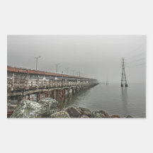 Bridge in the Fog 2 Sticker