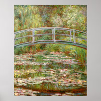 Bridge over a Pond of Water Lilies, Claude Monet Print