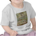 Bridge Over a Pond of Water Lilies t-shirts