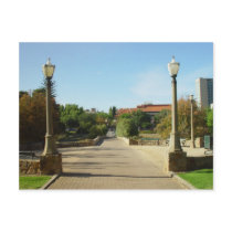Bridge Over The Torrens To University At Adelaide Post Cards