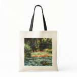 Bridge Over The Water Lily Pond by Claude net Tote Bag