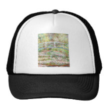 Bridge Over Water Lilies Pond - Claude Monet Hat