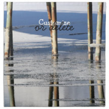 Bridge Reflection; Customisable Cloth Napkins