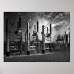 Bridge St Power Substation 2 - Spokane Washington Poster