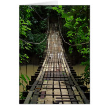 Bridge to Jurassic Park Greeting Card