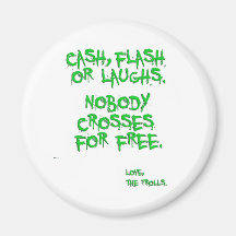 Bridge Trolls Refrigerator Magnets