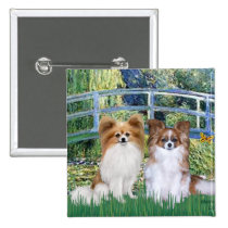 Bridge - Two Papillons buttons